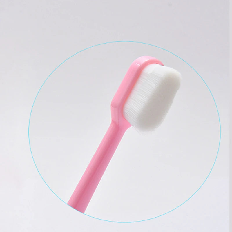 Environmentally Toothbrush Ultra-Fine Soft Toothbrush Deep Cleaning Soft Brush Teeth Adult Kids Manual Toothbrush for Oral Care
