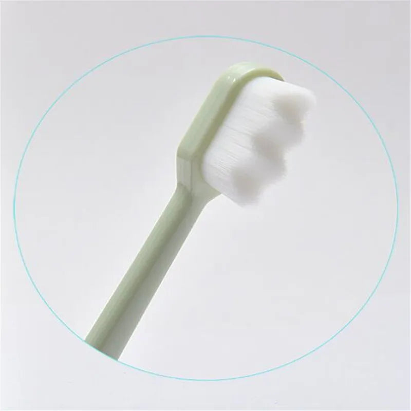 Environmentally Toothbrush Ultra-Fine Soft Toothbrush Deep Cleaning Soft Brush Teeth Adult Kids Manual Toothbrush for Oral Care