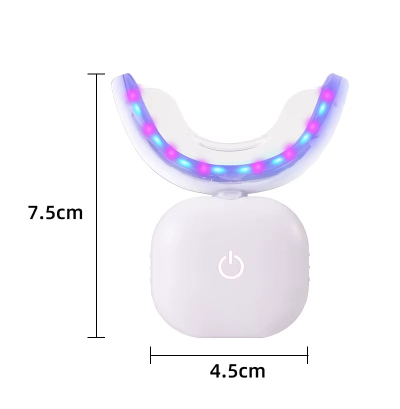 Wireless Teeth Whitening Lamp Red and Blue Light Dental Bleaching Accelerator Portable Home Use Teeth Whitening Led Light