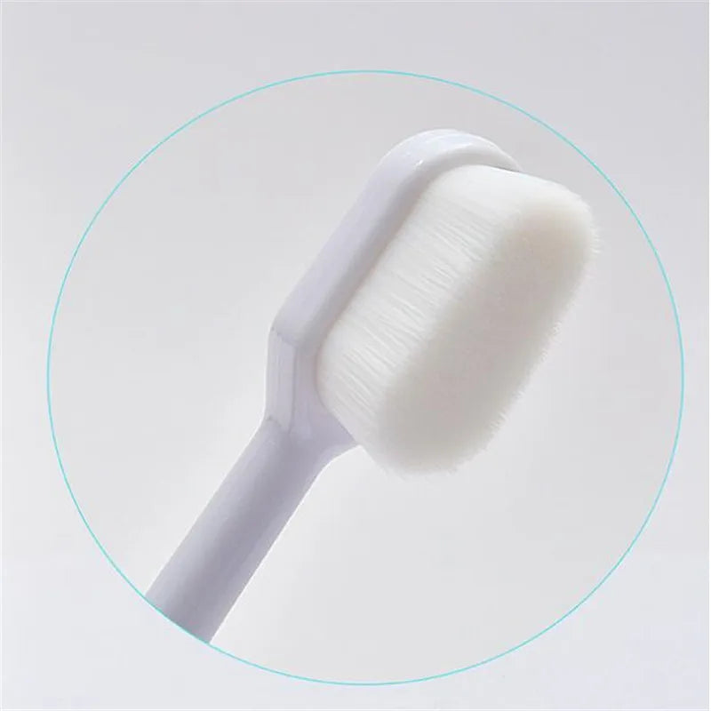 Environmentally Toothbrush Ultra-Fine Soft Toothbrush Deep Cleaning Soft Brush Teeth Adult Kids Manual Toothbrush for Oral Care